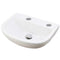 50cm Special Needs Basin 2 Tap Holes with no Overflow