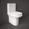 Deluxe 45cm High Close Coupled Back To Wall WC Pan in Alpine White