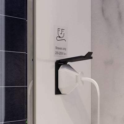 LED Illuminated Landscape Mirror with Demister, Shavers Socket and Touch Sensor Switch