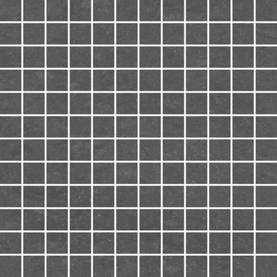 Lounge Dark Anthracite Unpolished Mosaic Tile Sheet