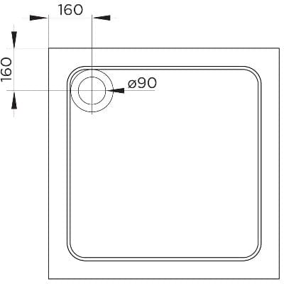 Designer Square Shower Tray