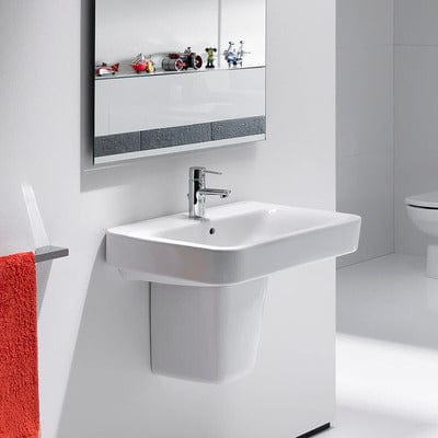 Senso Ceramic Wall Hung Basin 1 Tap Hole - 650 x 530mm