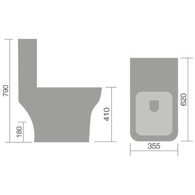 Bella Cistern for Close Coupled Toilet