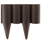 Lawn Edging, Plastic Palisade Wood Effect, 2.5m Box, Brown