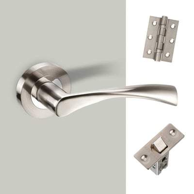 Lupus Satin Chrome Handle Hardware Pack Privacy