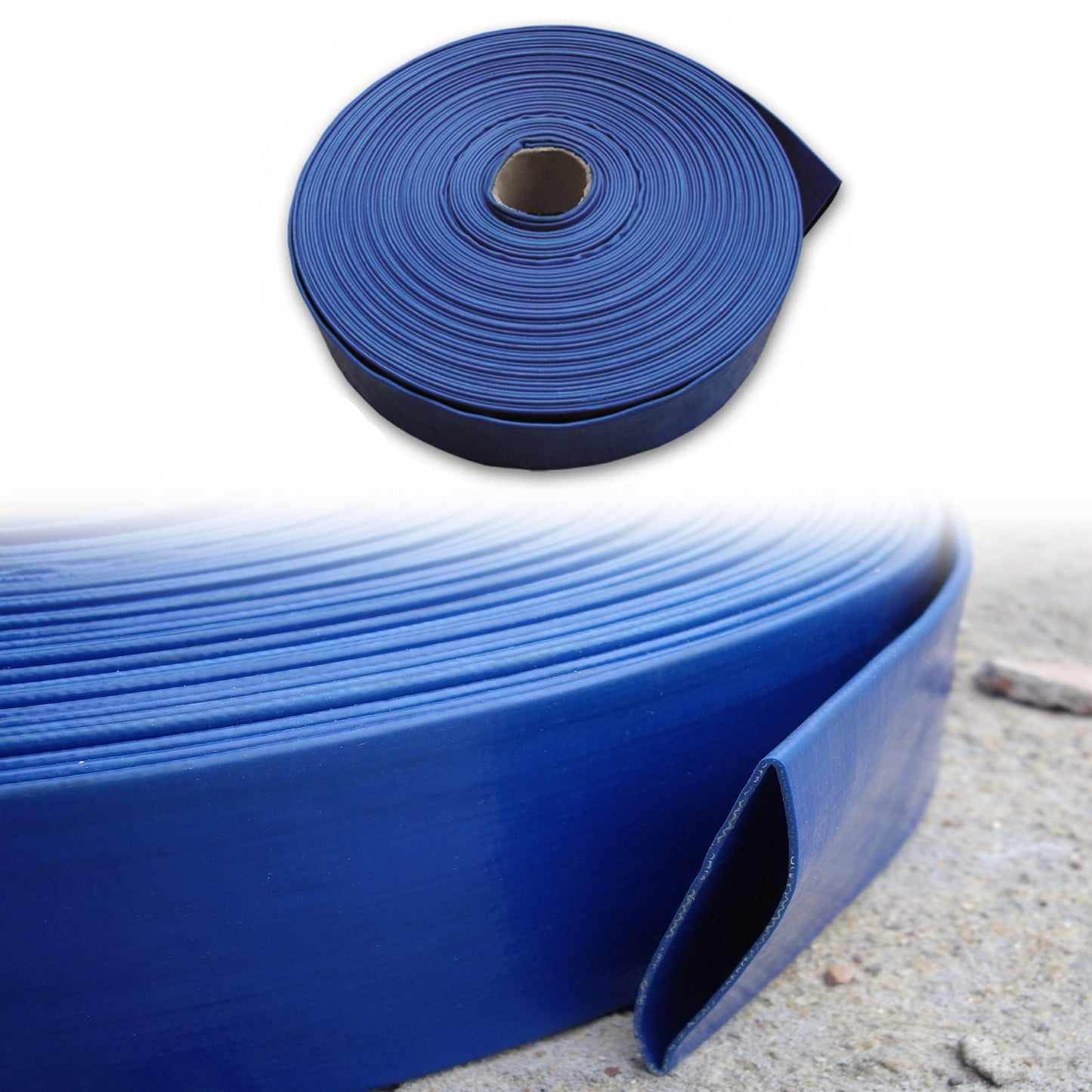 Lay Flat 1.5" / 38mm Water Discharge Aqua Hose Pipe Pump Irrigation PVC 2-6 BAR