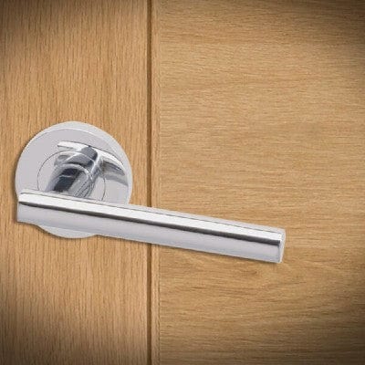 Loire Bathroom Door Handle Pack with Lock