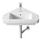 Dama-N 650mm Wall-Hung Corner Basin 1 Tap Hole