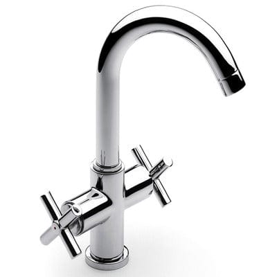 Loft Chrome Basin Mixer Tap With Pop-Up Waste