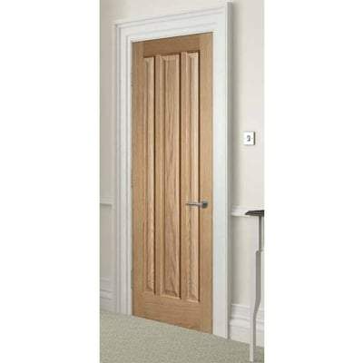 Oak Kilburn 3 Panel Un-Finished Internal Door - 1981mm x 838mm
