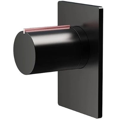 Velar Concealed 1-Way Matt Black Shower Valve