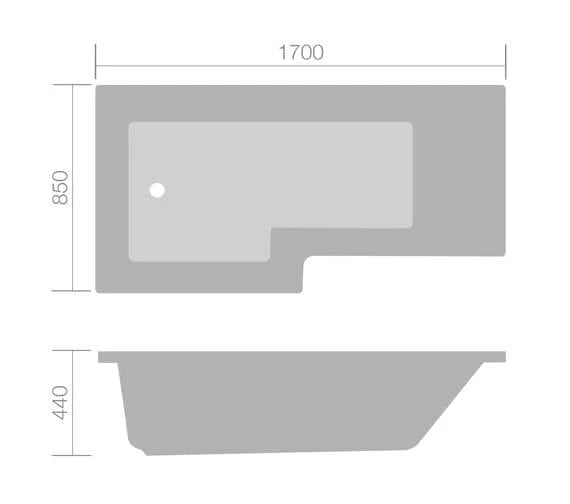 Blok L Bath Set - Left Handed