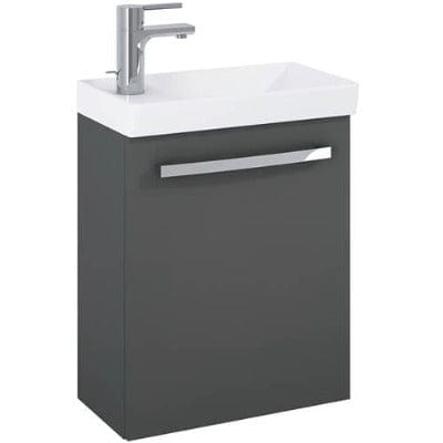 Aquatrend 455mm Wall Hung Base Unit & Basin - All Colours
