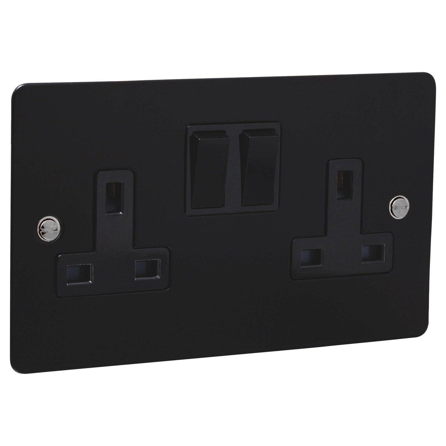 Caradok 2G Matt Black Socket - Steel Screws