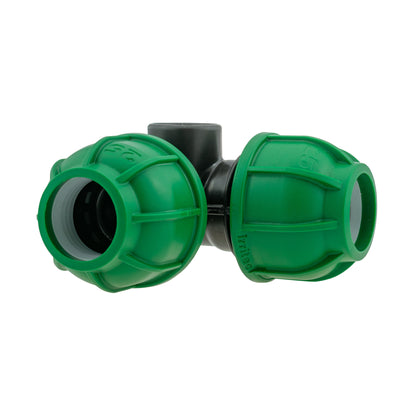 MDPE Elbow-Tee 25mm - 1/2" BSPM