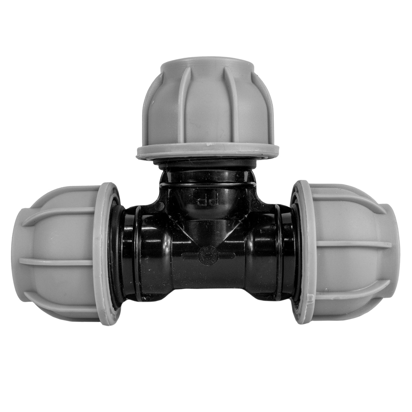 MDPE Tee Reducing 20mm - 25mm - 20mm