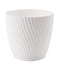 Mika Pot with Saucer 170mm White