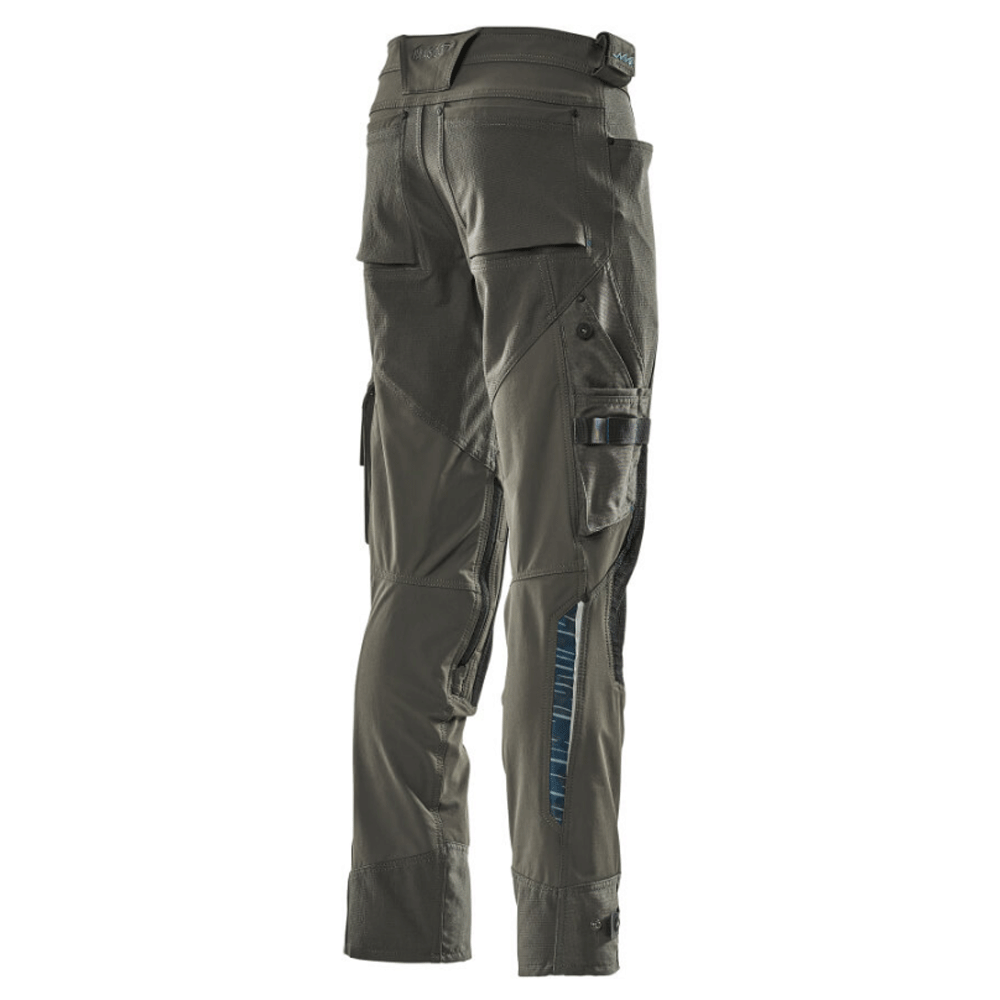 Mascot Adanced 17079 Water-Repellent Stretch Kneepad Work Trouser Grey Dark Anthracite / 27" Waist, 32" Leg