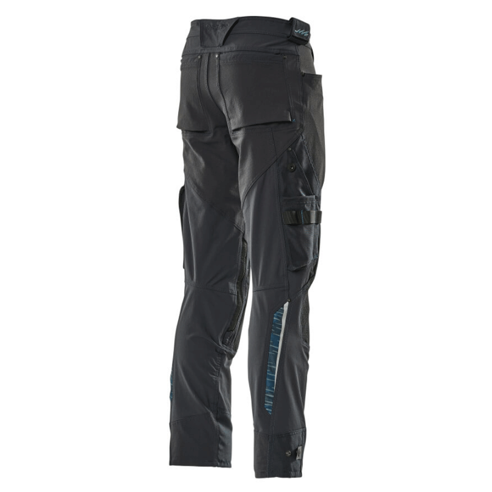 Mascot Adanced 17079 Water-Repellent Stretch Kneepad Work Trouser Navy Blue