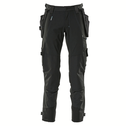 Mascot Advanced 17031 Water-Repellent Stretch Holster Pocket Work Trouser Black