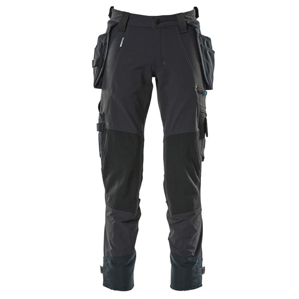 Mascot Advanced 17031 Water-Repellent Stretch Holster Pocket Work Trouser Navy Blue