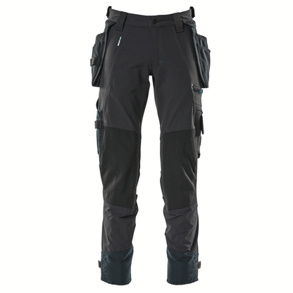 Mascot Advanced 17031 Water-Repellent Stretch Holster Pocket Work Trouser Navy Blue