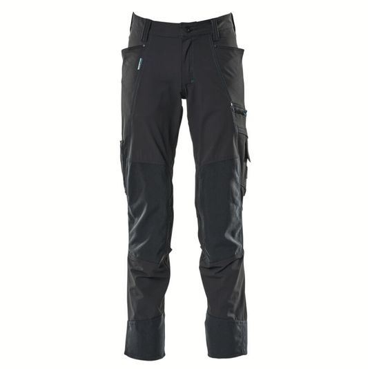 Mascot Advanced 17179 Ultimate Stretch Kneepad Work Trousers Navy Blue