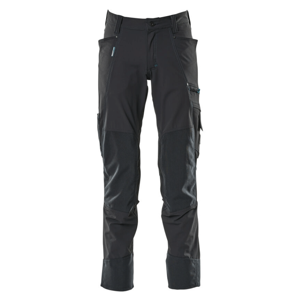 Mascot Advanced 17179 Ultimate Stretch Kneepad Work Trousers Dark Navy, 35" Waist 35" Leg
