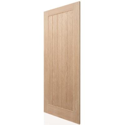 Mexicano Oak Panel Unfinished Internal Door 1981 x 762mm
