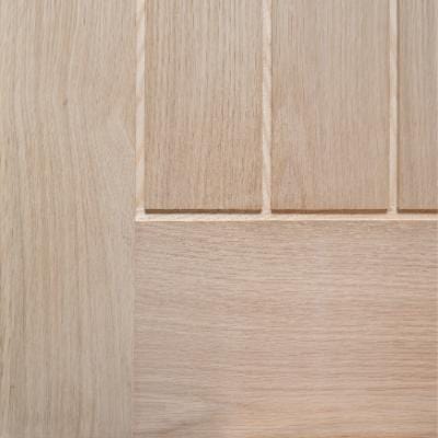 Mexicano Oak Panel Unfinished Internal Door 1981 x 762mm