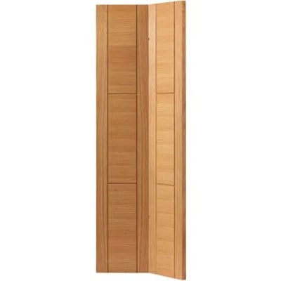Mistral Oak Bi-Fold Pre-Finished Internal Door - 1981mm x 726mm