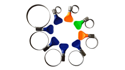 A2 Grip Hose Clip 20mm-35mm - Adjustable 304 Stainless Steel Duct Clamps Hose Pipe Clamps Air Ducting Clamp Worm Drive Hose Clamps