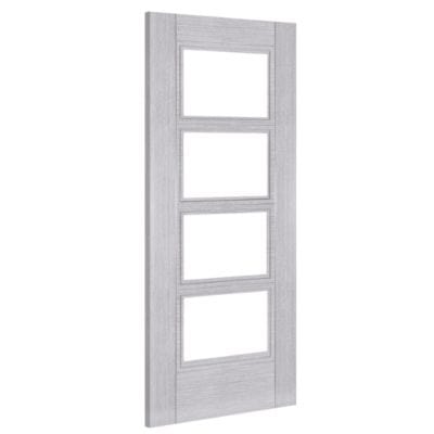 Montreal Ash Light Grey Glazed Internal Door - All Sizes