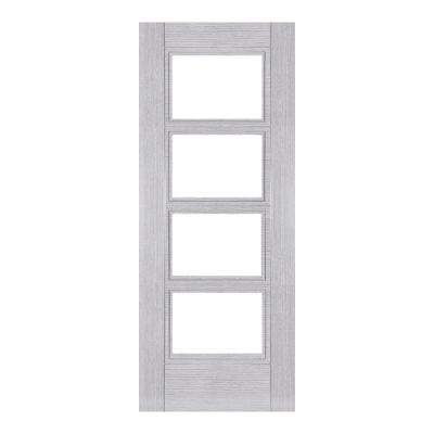Montreal Ash Light Grey Glazed Internal Door - All Sizes