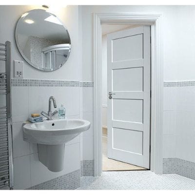 Montserrat White Primed Internal Door - All Sizes
