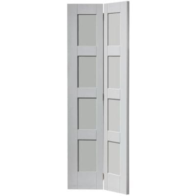 Montserrat White Primed Bi-Fold Internal Door - 1981mm x 762mm