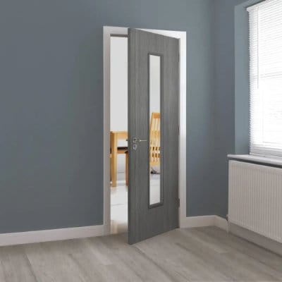 Pintado Grey Painted Internal Glazed Door - All Sizes