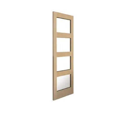 Nevis Oak Glazed Internal Door - All Sizes