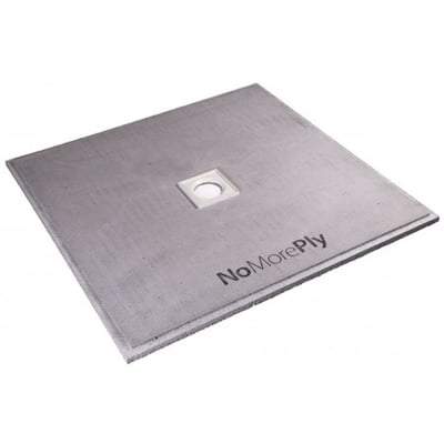 Wetroom Tray with Centre Drain - All Sizes