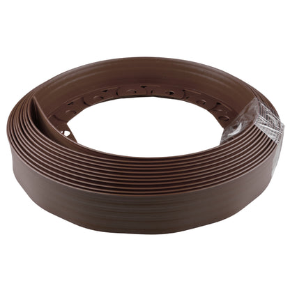 Lawn Border Set, Easy Border 60mm Brown 10m With Pegs