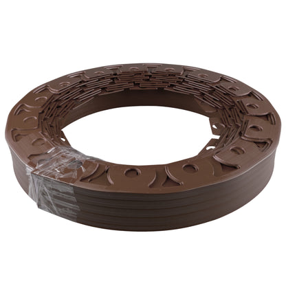 Lawn Border Set, Easy Border 60mm Brown 10m With Pegs