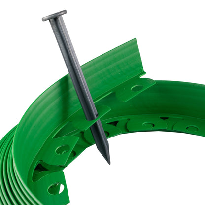Lawn Border Set, Easy Border 60mm Green 10m With Pegs
