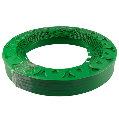 Lawn Border Set, Easy Border 50mm Green 10m with Pegs