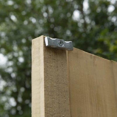 4LIFE Overlap Pressure Treated Apex Shed Double Door - All Sizes