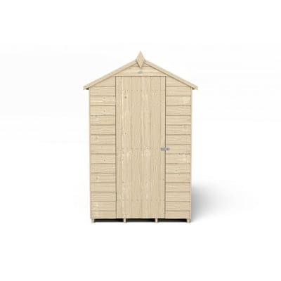 4LIFE Overlap Pressure Treated 6ft x 4ft Apex Shed