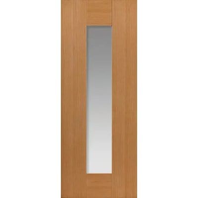 Axis Oak Pre Finished Glazed Internal Door - All Sizes