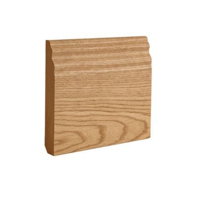 Oak Prefinished Traditional Skirting - 145mm x 16mm x 3.6m (Pack of 4)