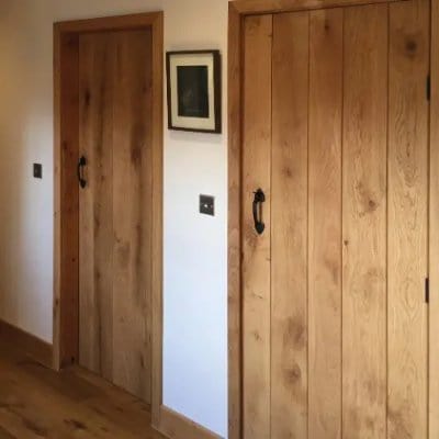 Rustic Oak Ledged and Braced Internal Door - All Sizes