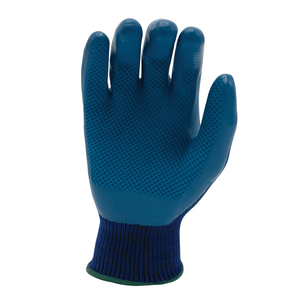 Octogrip OG351 Heavy Duty Latex Coated Palm Work Glove Blue XL
