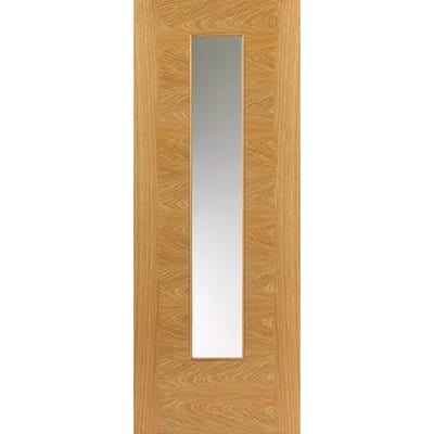 Ostria Oak Pre Finished Glazed Internal Door - All Sizes